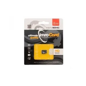 Imro memory card 8GB microSDHC cl. 10 BKT
