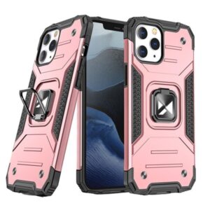 - Wozinsky Ring Armor case for iPhone 14 Pro armored cover magnetic holder gold ring