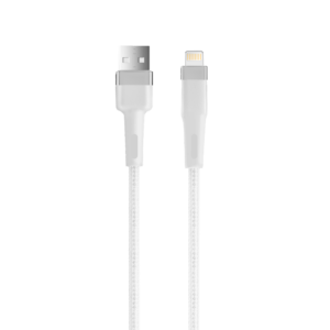 Setty USB - Lightning cable 1,2 m 2A KNA-L-1.220 white