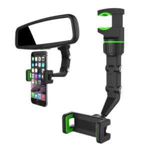 - Adjustable car rearview mirror holder for smartphone