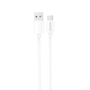 - Dudao L4ST USB-A / USB-C cable 2A 1m - white