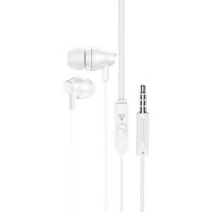 - Borofone Earphones BM61 Wanderer with microphone white