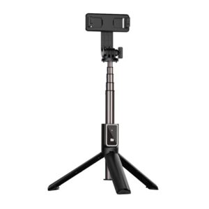 - Selfie Stick MINI - with detachable bluetooth remote control and tripod - P40L BLACK