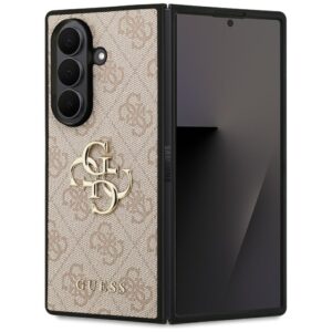 Guess Big 4G Logo Classic Logo case for Samsung Galaxy Z Fold7 pink