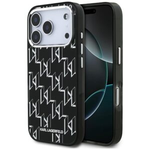 Karl Lagerfeld IML KL Monogram MagSafe case for iPhone 17 Pro / 18 Pro black