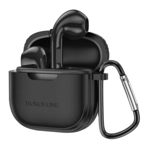 R06 Borofone - Wireless Earbuds Charm (BW29) - Bluetooth V5.3, True Wireless, 200mAh - Black