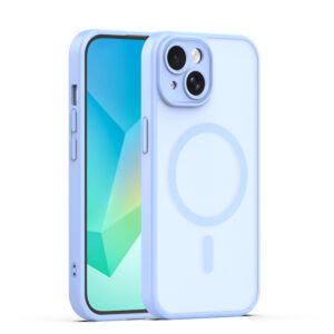 Mag Matt case for iPhone 14 6,1" light blue camera protection