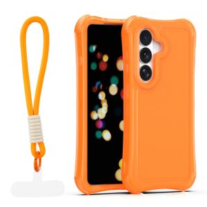 Safepop case with strap for Samsung Galaxy S26 orange