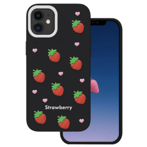 Strawberry case for iPhone 11 black