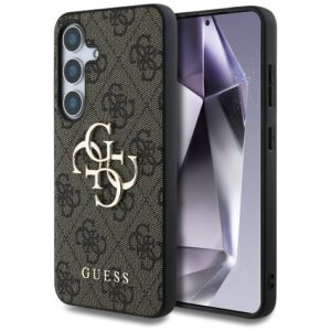Case Guess Big 4G Logo Classic Logo for Samsung Galaxy S25+ brown