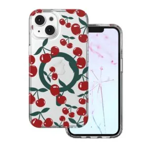 Cherry Mag case for iPhone 15 6,1" transparent