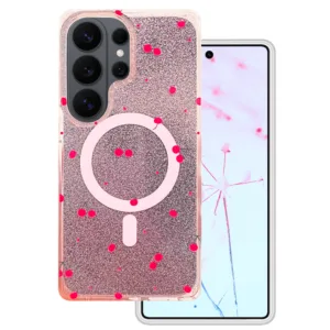 Cherry Mag case for Samsung Galaxy S26 Ultra glitter