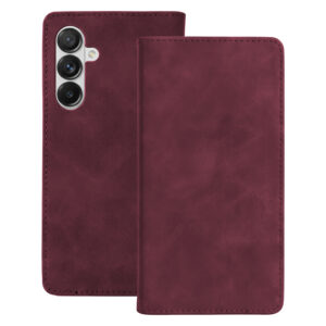 Smart Suede case for Samsung Galaxy A56 5G maroon