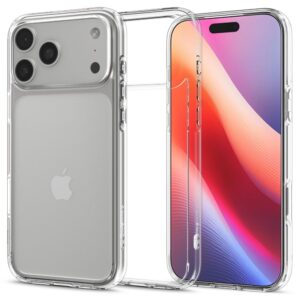 Spigen Ultra Hybrid case for iPhone 17 Pro Crystal Clear