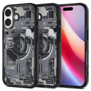 Spigen Ultra Hybrid Mag Magsafe case for iPhone 17 Zero One Black