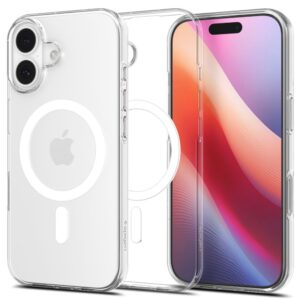 Spigen Liquid Crystal Mag Magsafe case for iPhone 17 Clear/White