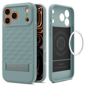 Spigen Parallax ”S” Mag Magsafe case for iPhone 17 Pro Max Sage Green