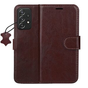 Smart Luxe leather case for Samsung Galaxy A52 4G / A52 5G / A52S 5G brown