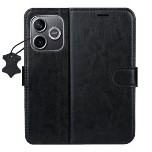 Smart Luxe leather case for Honor 600 Lite black