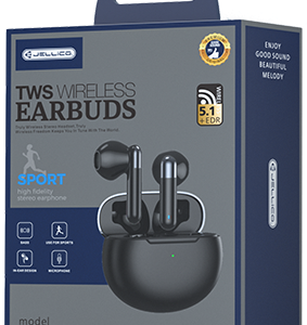 JELLICO wireless earphones TWS15 Black