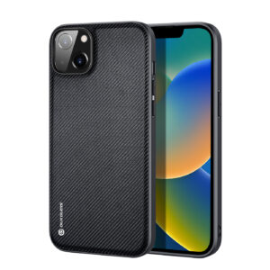 Dux Ducis Fino case cover nylon covered iPhone 14 Plus black