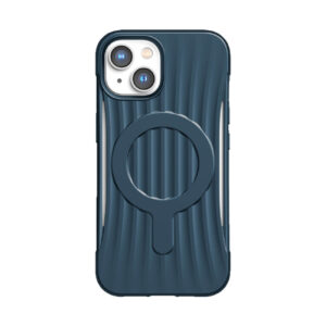 Raptic X-Doria Clutch Built Case iPhone 14 Plus with MagSafe Back Cover Blue