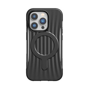 Raptic X-Doria Clutch Built Case iPhone 14 Pro with MagSafe Back Cover Black