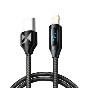 Wozinsky WUCLC1 Lightning - USB-C cable 36W 480Mb/s 1m - black
