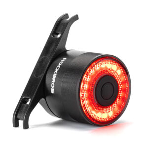 Rockbros Q3 Rear Bike Light with Smart Stop System - Black