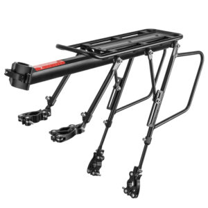 Rockbros 33210004001 bicycle rack with shelf - black
