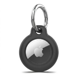Tech-Protect Rough Case for Apple AirTag with Ring - Black