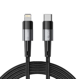 Tech-Protect UltraBoost Lightning / USB-C PD 20W 3A 2m cable - gray