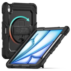 Tech-Protect Solid360 Case for iPad Air 11" (2024/2025/2026) - Black