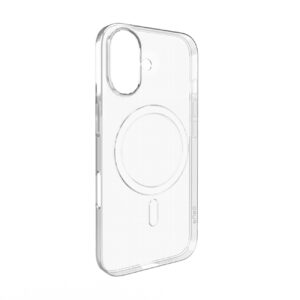 Puro 03 Mag MagSafe Silicone Case for iPhone 16 - Transparent