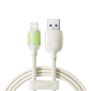 Joyroom S-A53 3A USB-A Cable - Lightning with Fluorescent Tip 2m - Beige