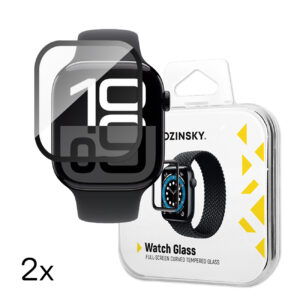 Wozinsky Full Glue Tempered Glass for Apple Watch 46mm (2 pcs.)