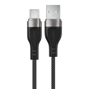 Acefast C11-04 USB-A - USB-C 3A Cable 1.2m Magnetic Braid - Black