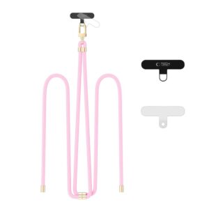 Tech-Protect C7S Rope Crossbody Strap Leash - Pink