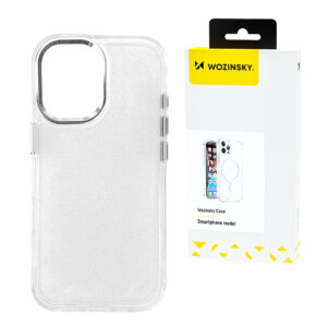 Wozinsky Glitter Case for Samsung Galaxy S25 Ultra - Clear with Glitter