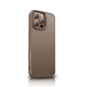 Wozinsky Carbon Fiber Case with MagSafe for Samsung Galaxy S25+ - Brown