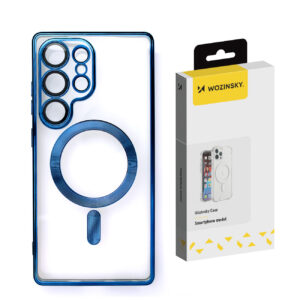 Wozinsky Electroplated Case with Magsafe for Samsung Galaxy S25+ - Blue
