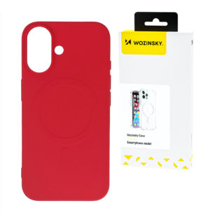 Liquid Silicone Case MagSafe for Samsung Galaxy S25 - Red