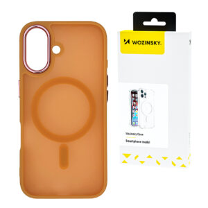 Wozinsky Fashion Case with MagSafe for Samsung Galaxy S24 FE - Orange