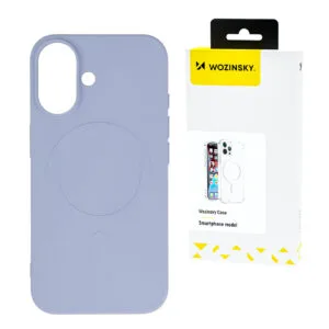 Wozinsky Silicone Case MagSafe Compatible for Samsung Galaxy S24 FE - Purple
