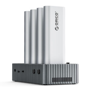 Orico IT48N-C 4-Disk Docking Station with M.2 NVME Clone Function - Gray