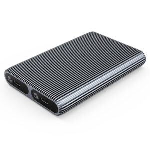 Orico AM2C3-2N Dual Disk Caddy for Two M.2 NVME USB-C 3.2 10Gb/s Drives - Gray