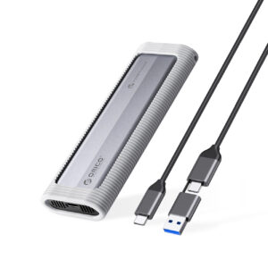 Orico AXM2S-G2-V1 M.2 NVME/NGFF USB-C/USB-A to USB-C 6Gb/s / 10Gb/s Disk Caddy - Gray
