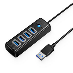 Hub Orico PW4U-U3 USB-A / 4x USB-A 3.0 - black