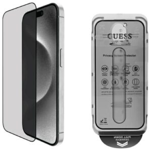 Guess Screen Protector Privacy 2.5D Outline tempered glass for iPhone 16