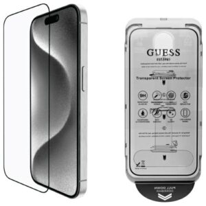 Guess Screen Protector 2.5D Outline Tempered Glass for iPhone 16 Pro Max